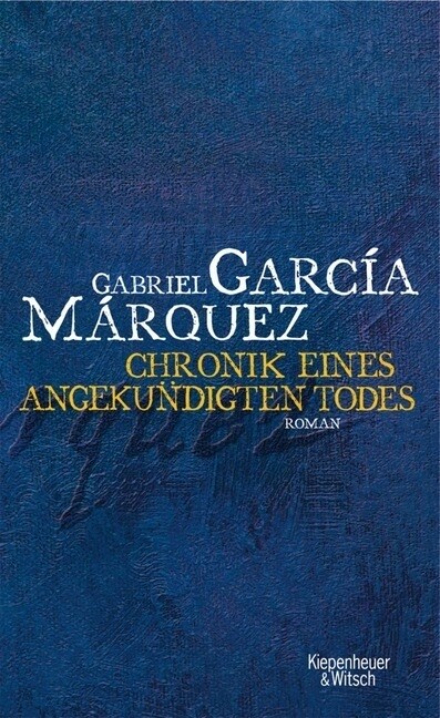 Chronik eines angekundigten Todes (Hardcover)