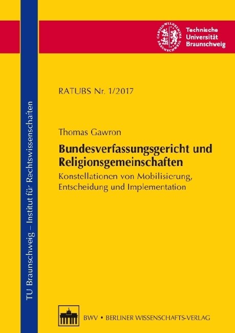 Bundesverfassungsgericht und Religionsgemeinschaften (Paperback)