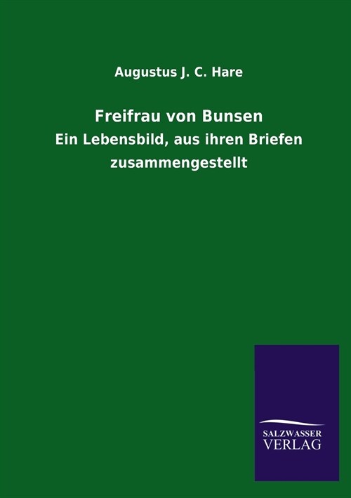 Freifrau von Bunsen (Paperback)