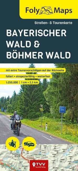 FolyMaps Bohmerwald / Bayerischer Wald 1:250 000 (Sheet Map)