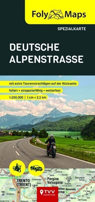 FolyMaps Deutsche Alpenstraße Spezialkarte (Sheet Map)