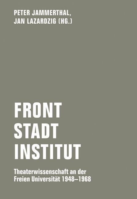Front - Stadt - Institut (Paperback)