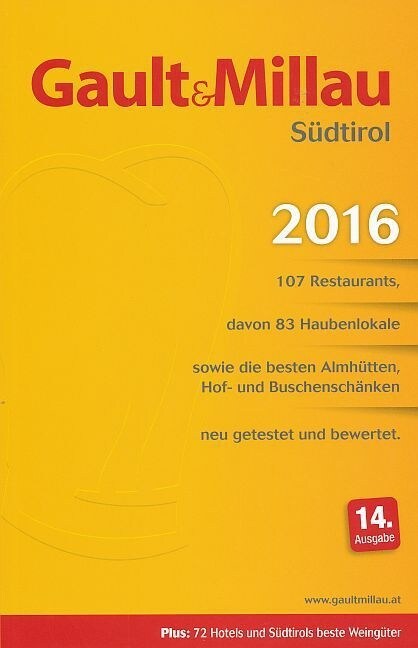 Gault&Millau Sudtirol 2016 (Paperback)