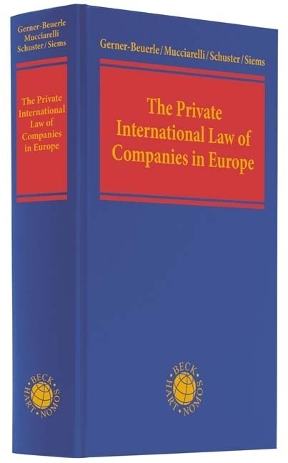 The Private International Law of Companies in Europe (Hardcover)