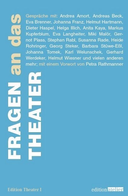 Fragen an das Theater (Paperback)