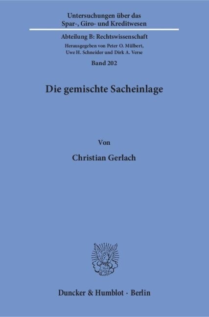 Die gemischte Sacheinlage (Paperback)