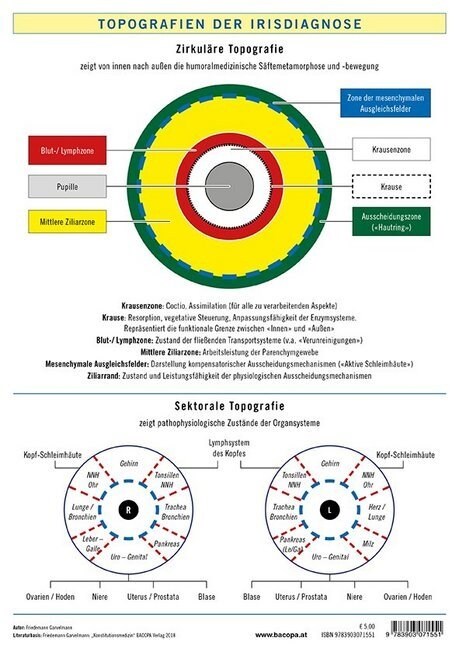 Topografien der Irisdiagnose, Poster (Poster)