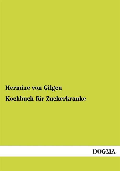 Kochbuch F? Zuckerkranke (Paperback)