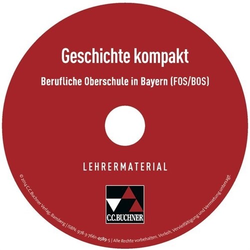 Fachoberschule (Klasse 11) und die Berufsoberschule (Klasse 12), Lehrermaterial, CD-ROM (CD-ROM)