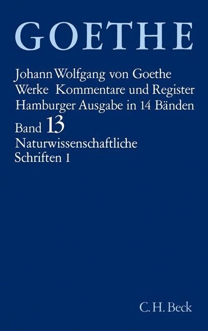 Naturwissenschaftliche Schriften. Tl.1 (Hardcover)