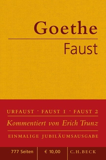 Faust, Jubil.-Ausg. (Hardcover)