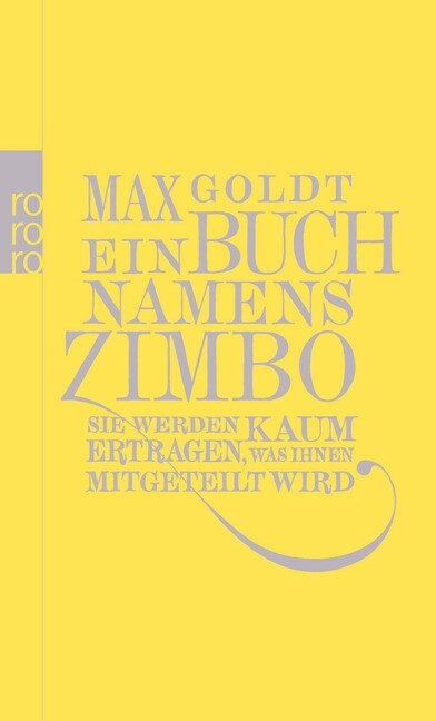 Ein Buch namens Zimbo (Paperback)