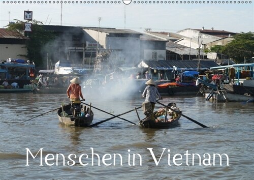 Menschen in Vietnam (Wandkalender 2018 DIN A2 quer) (Calendar)