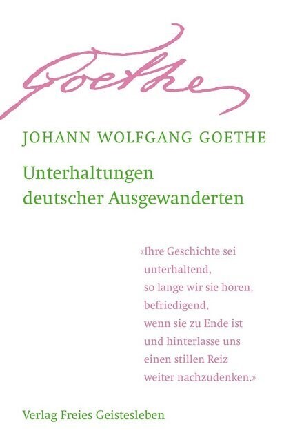 Unterhaltungen deutscher Ausgewanderten (Hardcover)