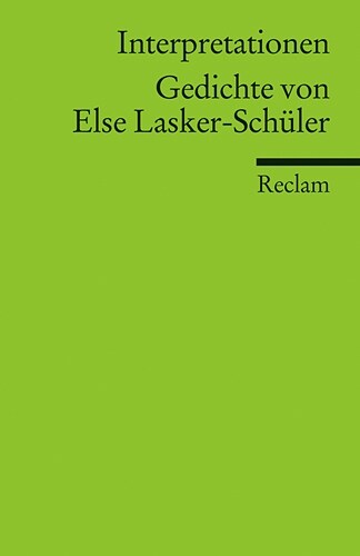 [중고] Gedichte von Else Lasker-Schuler (Paperback)