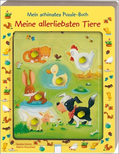 Mein schonstes Puzzle-Buch - Meine allerliebsten Tiere (Board Book)