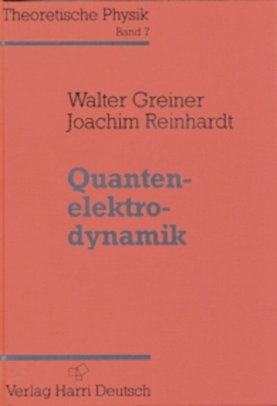 Quantenelektrodynamik (Hardcover)