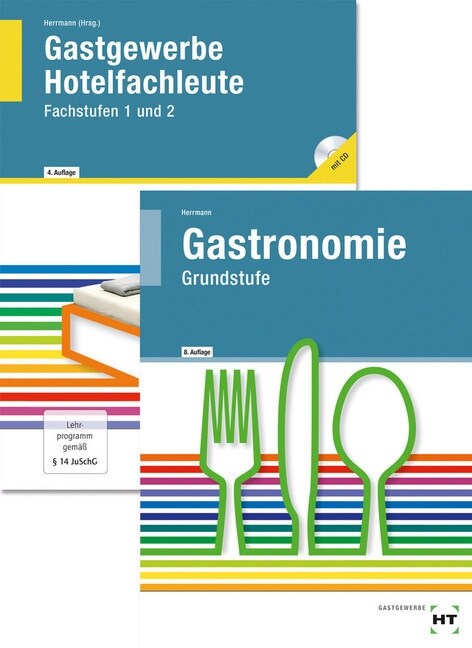 Gastronomie Grundstufe. Gastgewerbe, Hotelfachleute, Fachstufen 1 und 2, m. CD-ROM, 2 Bde. (Hardcover)