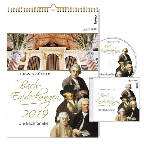 BachEntdeckungen 2019, m. 1 Audio-CD (Calendar)
