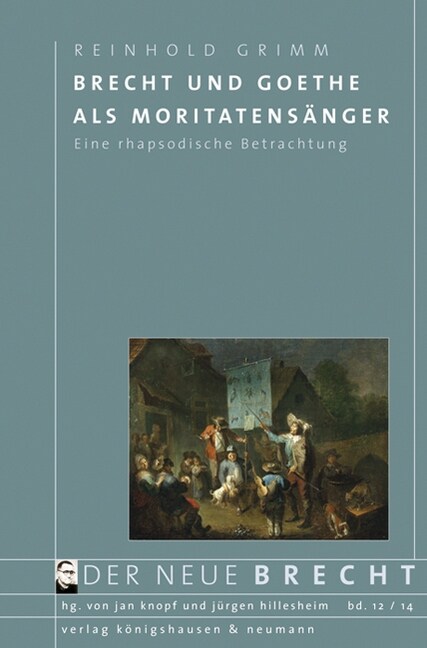 Brecht und Goethe als Moritatensanger (Pamphlet)