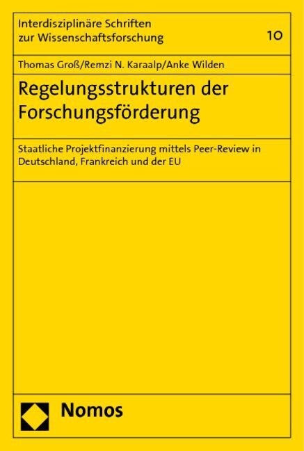Regelungsstrukturen der Forschungsforderung (Paperback)
