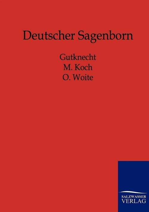 Deutscher Sagenborn (Paperback)