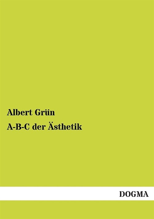 A-B-C der Asthetik (Paperback)