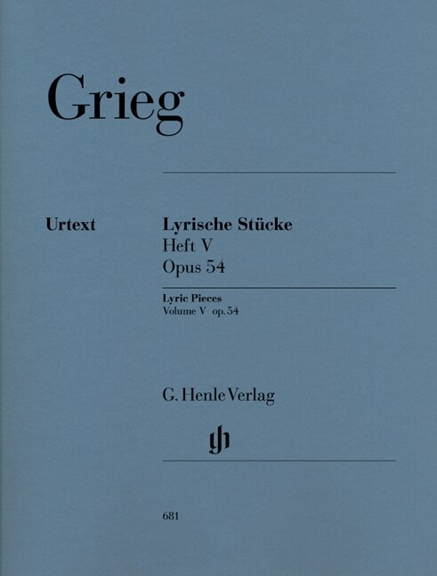 Lyrische Stucke op.54, Klavier. Heft.5 (Sheet Music)