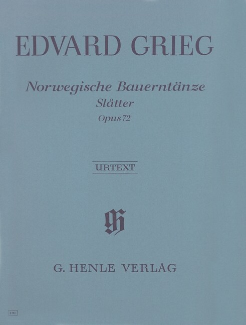 Norwegische Bauerntanze op.72 (Slatter), Klavier (Sheet Music)