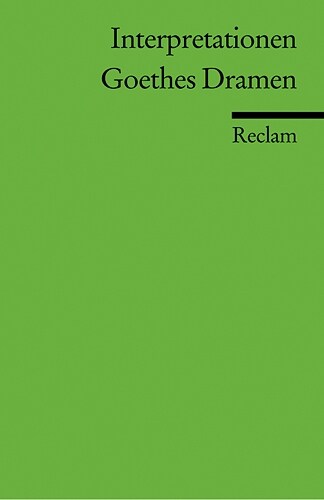 Goethes Dramen (Paperback)