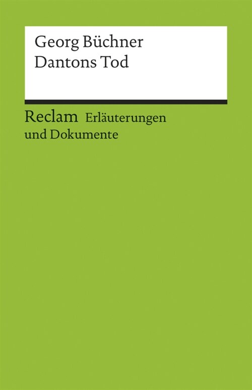 Georg Buchner Dantons Tod (Paperback)