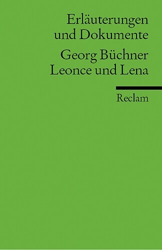 Georg Buchner Leonce und Lena (Paperback)