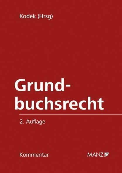 Grundbuchsrecht (f. Osterreich) (Hardcover)