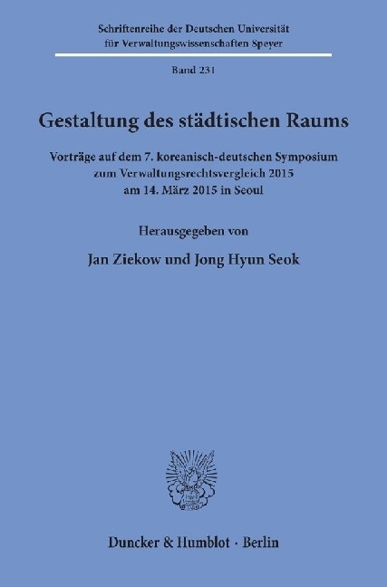 Gestaltung des stadtischen Raums (Paperback)