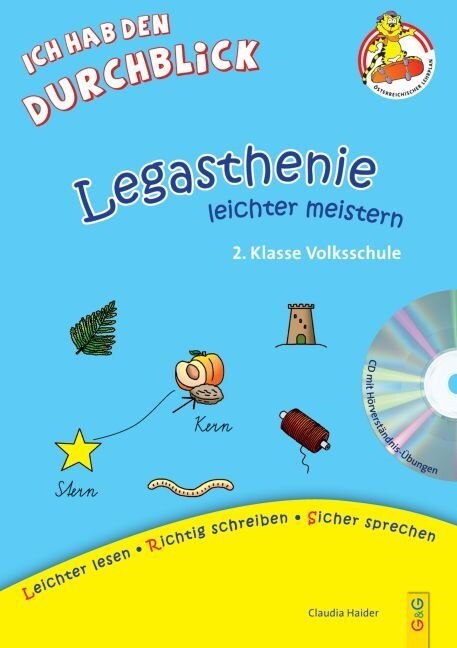 Legasthenie leichter meistern - 2. Klasse Volksschule, m. Audio-CD (Paperback)