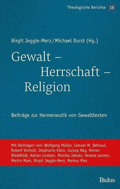 Gewalt - Herrschaft - Religion (Paperback)