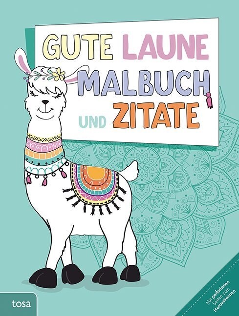 Gute-Laune-Malbuch & Zitate (Paperback)