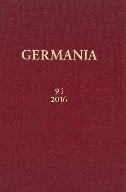 Germania. Jg.94/2016 (Hardcover)