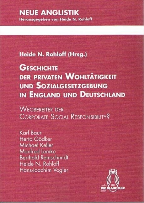 Geschichte der privaten Wohltatigkeit und Sozialgesetzgebung in England und Deutschland (Paperback)
