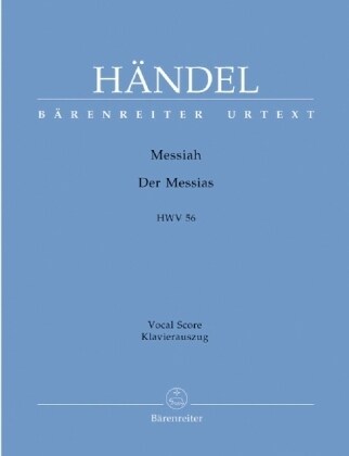 [중고] Der Messias HWV 56 (deutsch-englisch), Klavierauszug (Sheet Music)