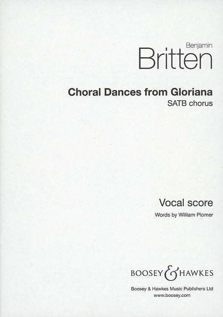 Gloriana, Chorpartitur (Sheet Music)