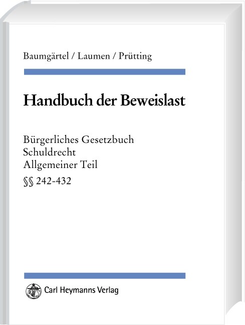 Burgerliches Gesetzbuch Schuldrecht Allgemeiner Teil §§ 242-432 (Hardcover)