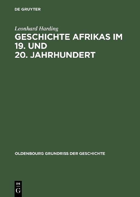 Geschichte Afrikas im 19. und 20. Jahrhundert (Hardcover)