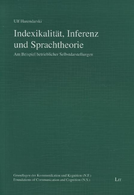 Indexikalitat, Inferenz und Sprachtheorie (Paperback)