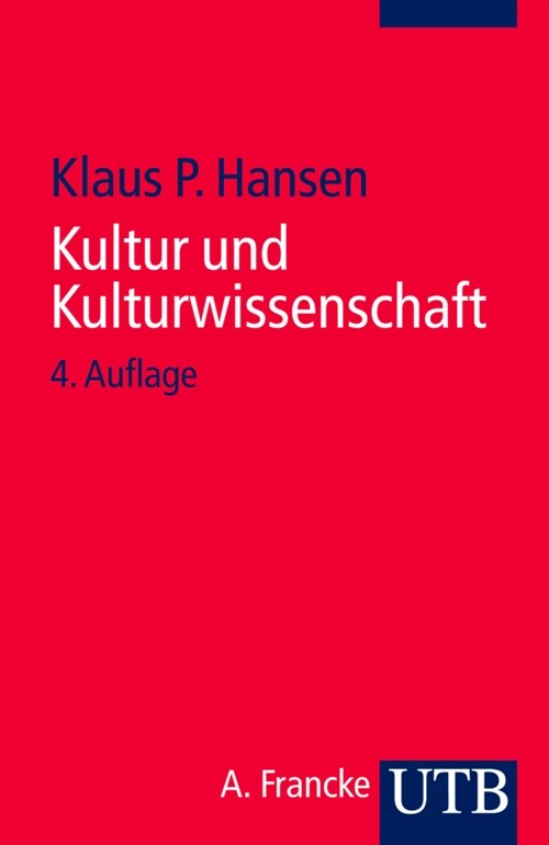 Kultur und Kulturwissenschaft (Paperback)