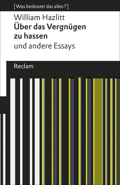 Uber das Vergnugen zu hassen (Paperback)