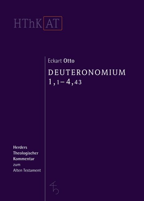 Deuteronomium 1,1 - 4,43 (Hardcover)