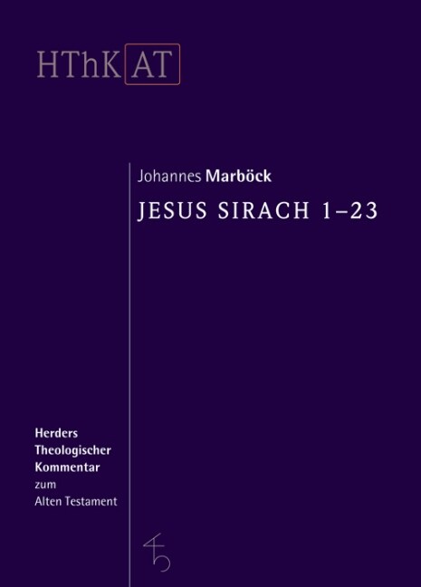 Jesus Sirach 1 - 23 (Hardcover)