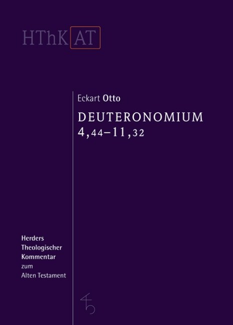 Deuteronomium 4,44 - 11,32 (Hardcover)