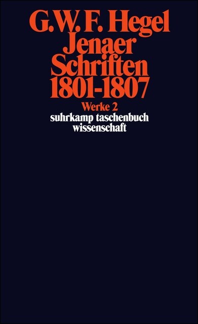 Jenaer Schriften 1801-1807 (Paperback)